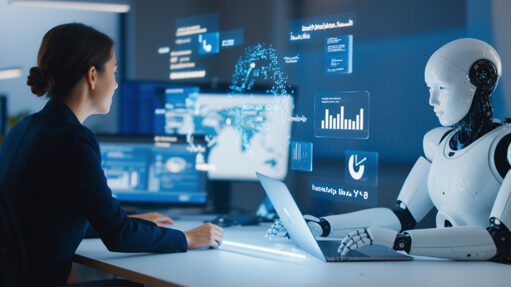 Artificial Intelligence Students Working Together