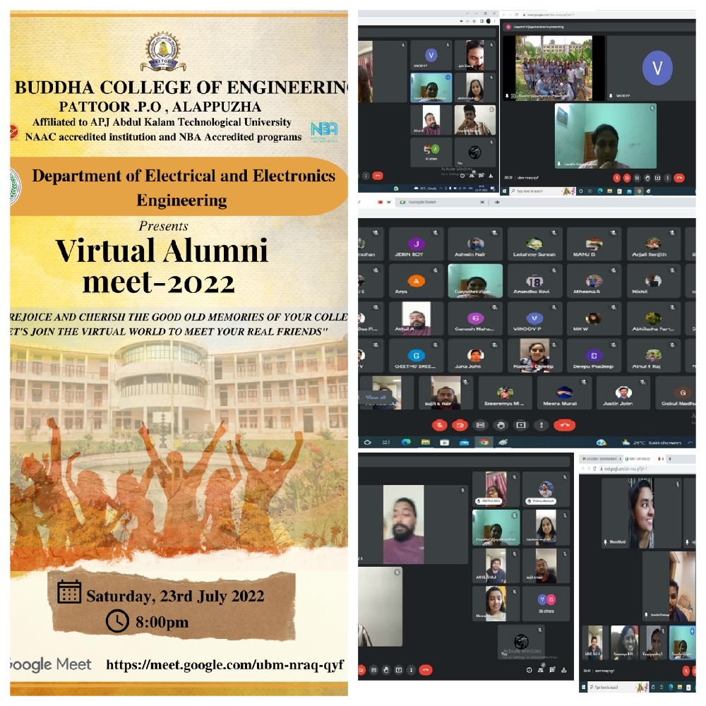 EEE Department Virtual Alumni Meet